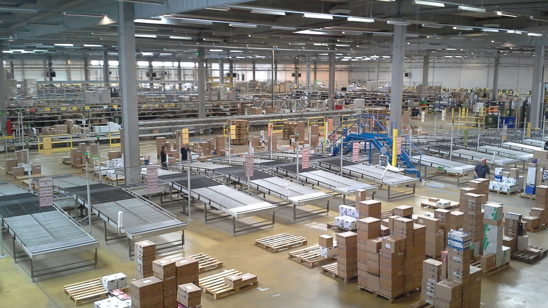warehouse management palletized shipments